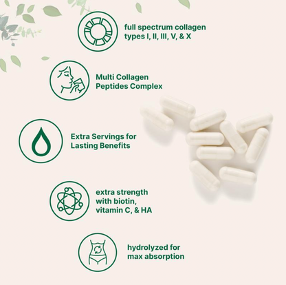 Multi Collagen Peptides, 240 Capsules