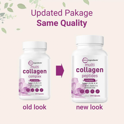 Multi Collagen Peptides, 240 Capsules